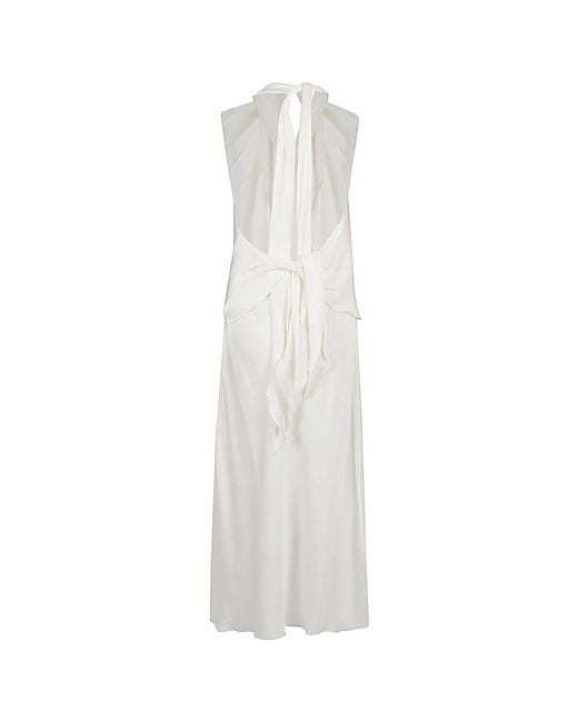 Midi Dresses Silk95five de color White