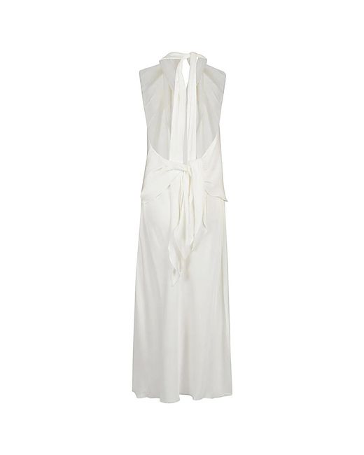 Silk95five Midi Dresses in het White
