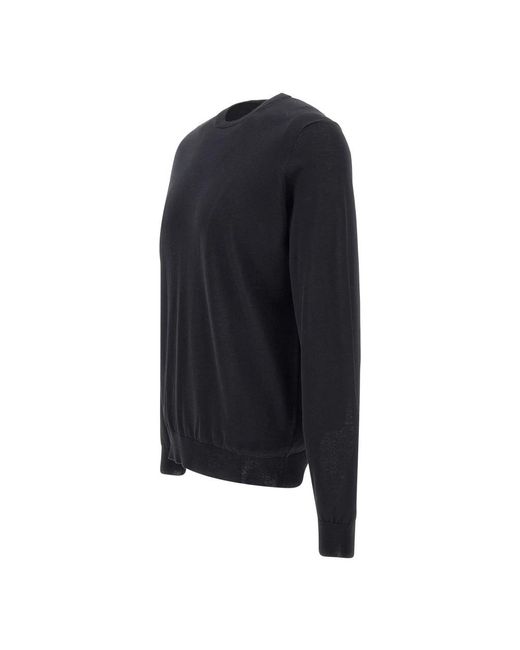 FILIPPO DE LAURENTIIS Blue Round-Neck Knitwear for men