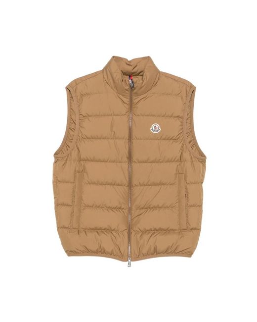 Vests Moncler pour homme en coloris Brown