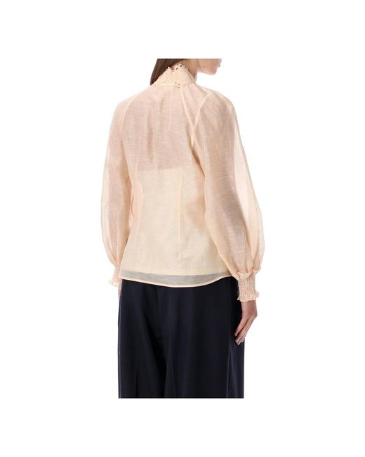 Zimmermann Natural Blouses