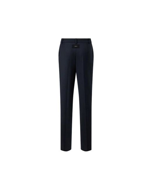 Pinko Blue Slim-Fit Trousers
