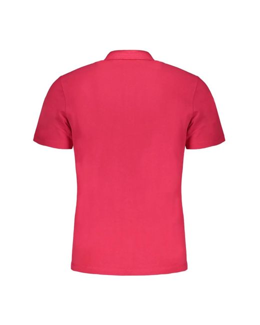 Napapijri Pink Polo Shirts for men