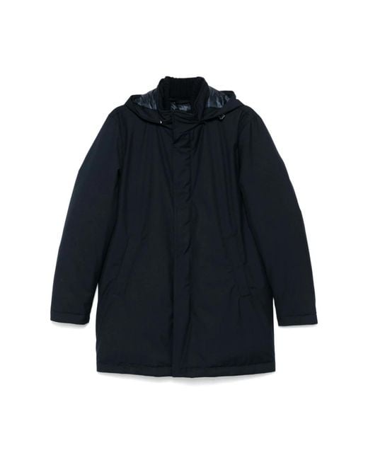 Herno Blue Winter Jackets for men