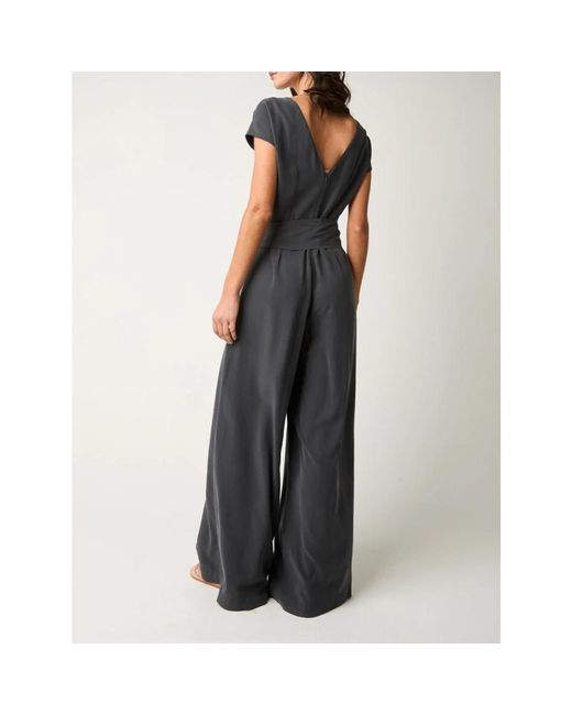 ALESSIA SANTI Black Jumpsuits