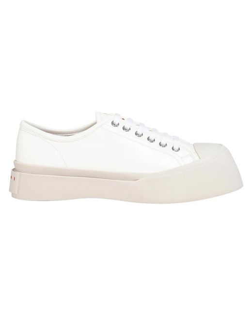 Marni White E Ledersneaker