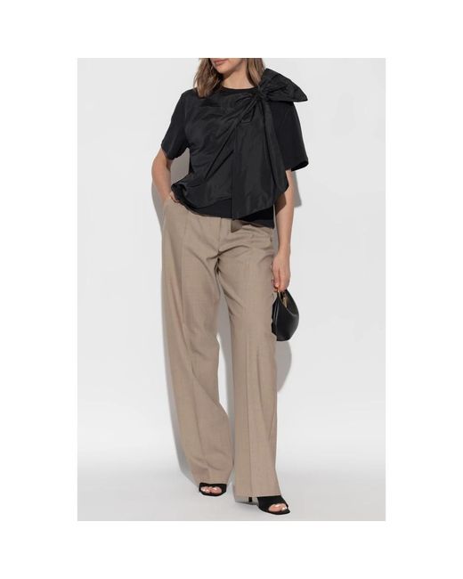 Sportmax Gray Wide Trousers