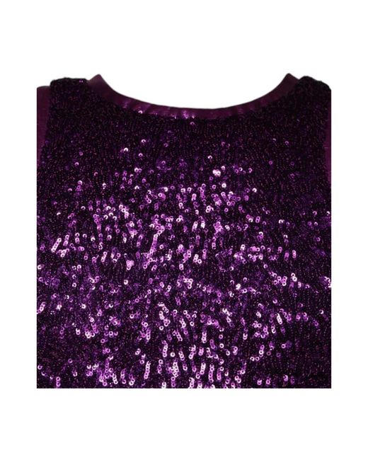 Dolce & Gabbana Purple Sleeveless Tops for men