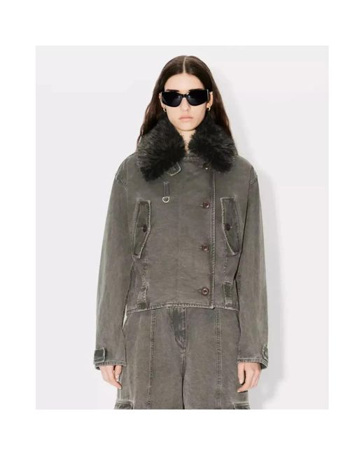 KENZO Gray Light Jackets