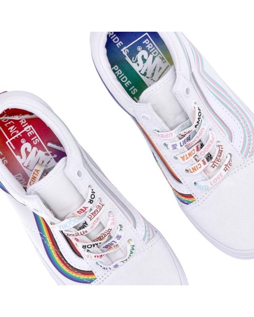 Vans Pride Low-Top Sneaker Weiß in White für Herren
