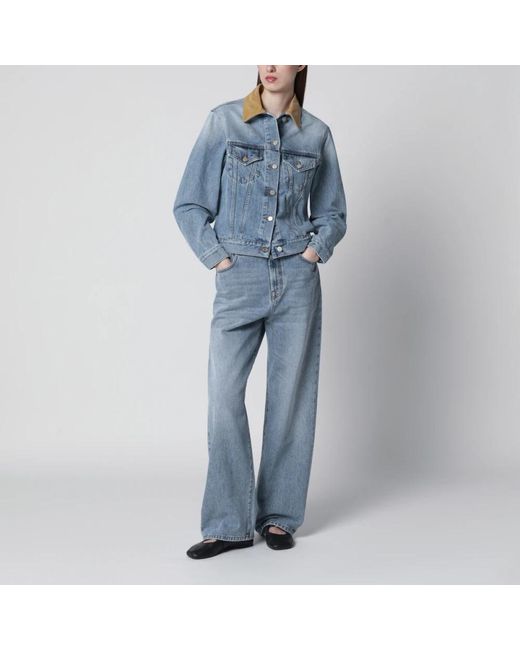 Denim Jackets Rohe de color Blue