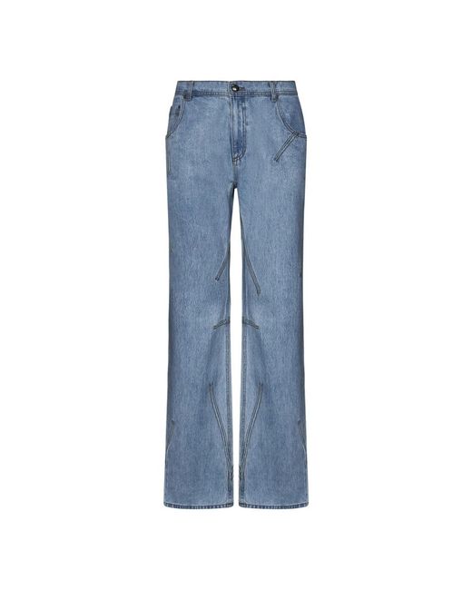 ANDERSSON BELL Blue Straight Jeans