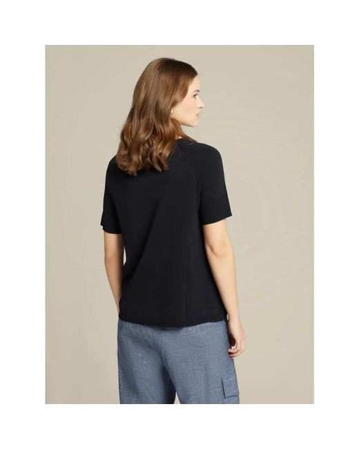 Elena Miro Black Stilvolles maglie hemd