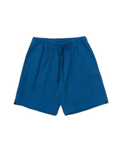 Universal Works Blue Short Shorts for men