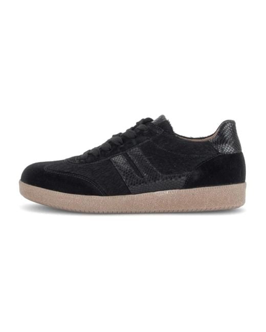 Gabor Black Sneaker Low