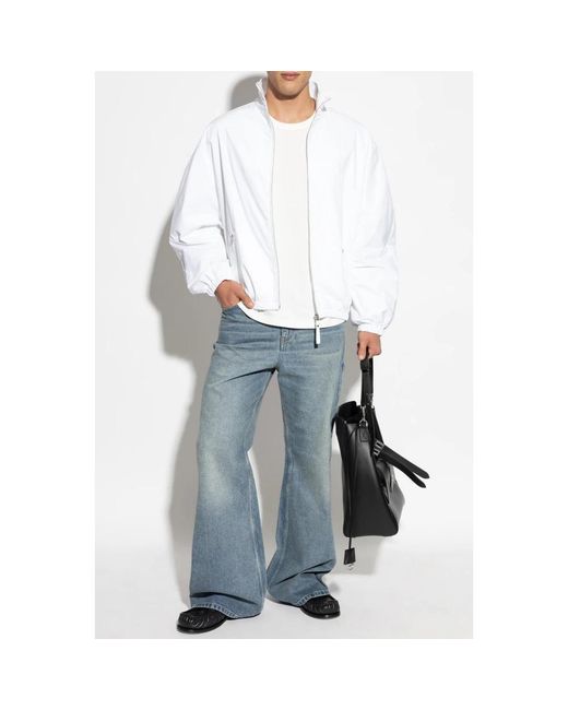 Courreges Jassen ,Wit ,Katoen Jas Met Logo in het White voor heren