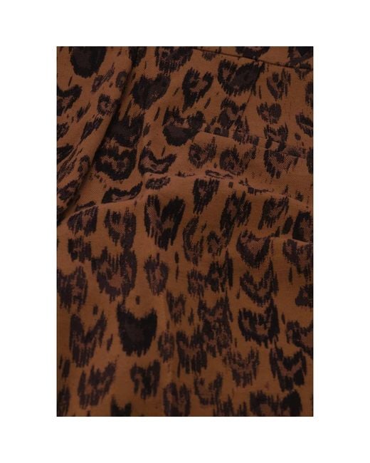 Straight Trousers FABIENNE CHAPOT de color Brown