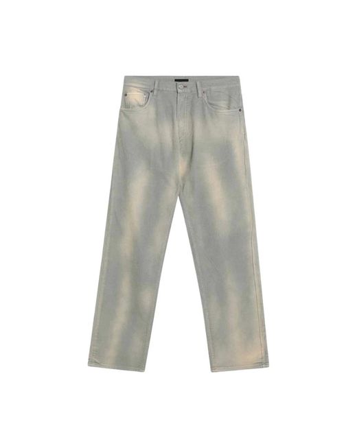 Prada Gray Straight Jeans for men