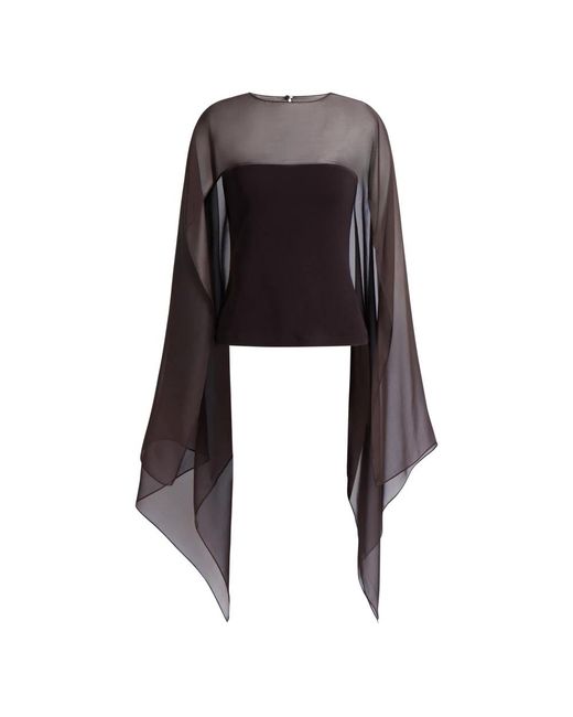 Blouses Alberta Ferretti de color Black