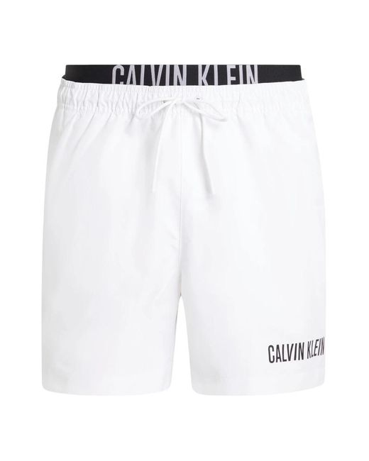 Boxer uomo doppio di Calvin Klein in White da Uomo