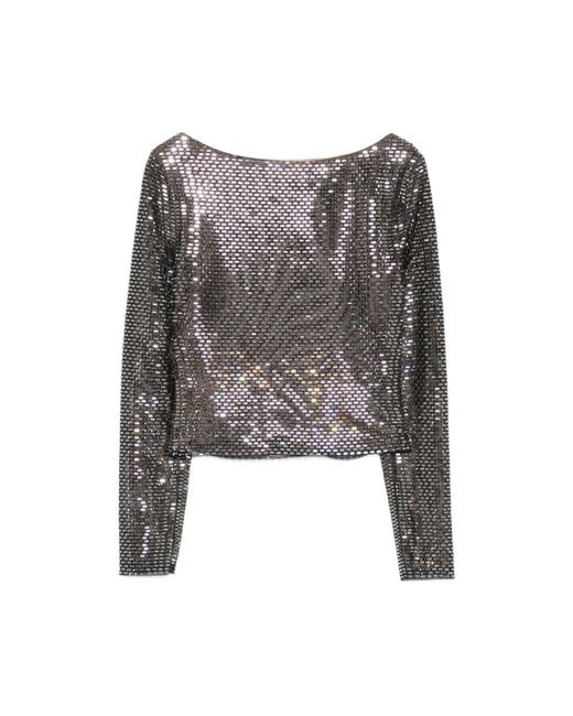 Blouses Self-Portrait de color Gray