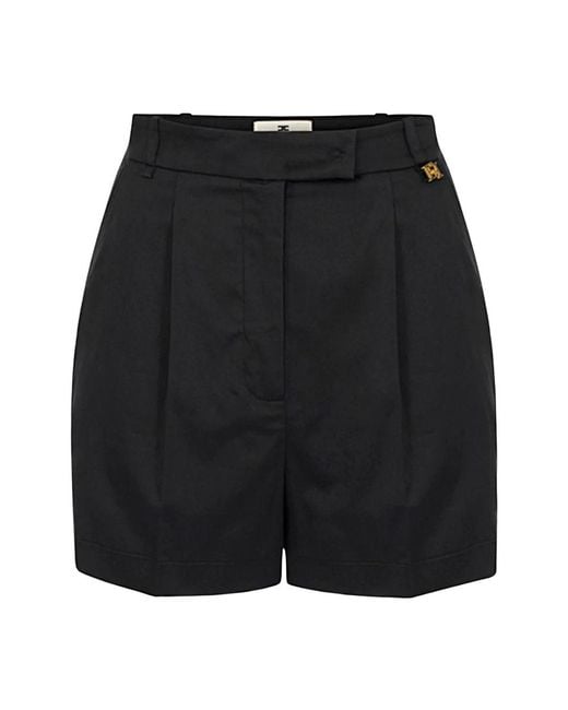 Elisabetta Franchi Black Casual Shorts