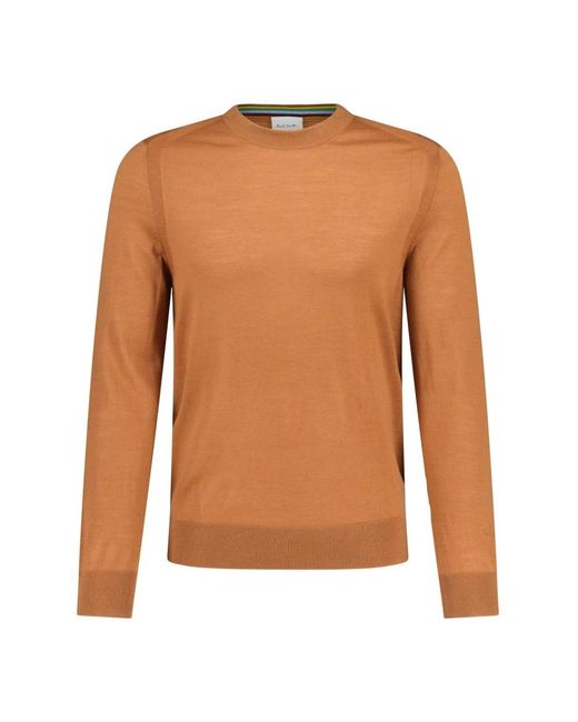 PS by Paul Smith Brown Round-Neck Knitwear for men