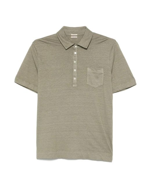 Massimo Alba Gray Polo Shirts for men
