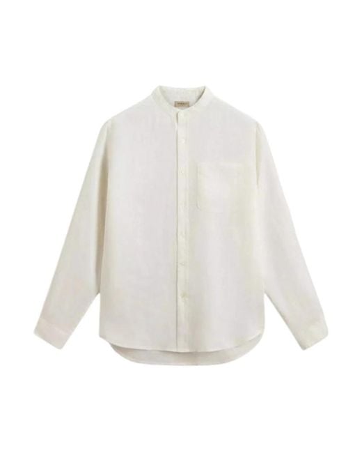 Woolrich White Casual Shirts for men