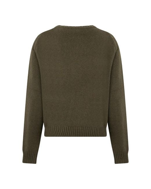 Polo Ralph Lauren Green Round-Neck Knitwear