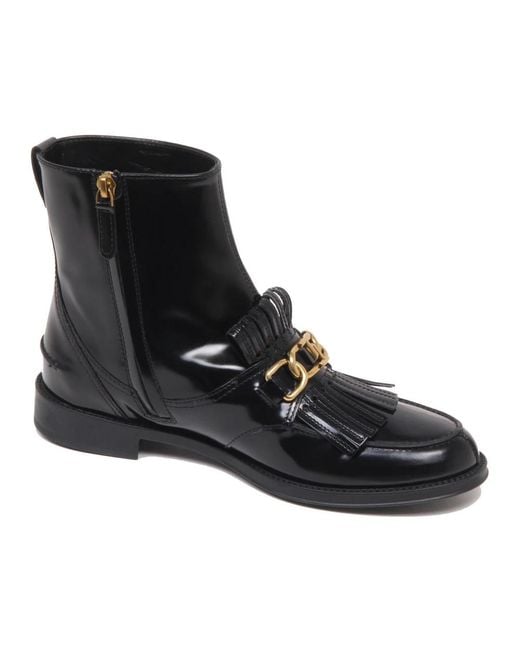 Tod's Black Ankle Boots