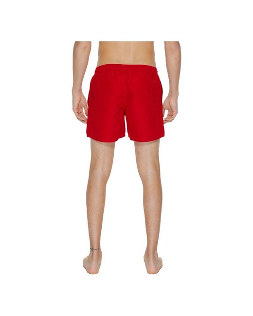 EA7 Badebekleidung frühling/sommer polyester in Red für Herren