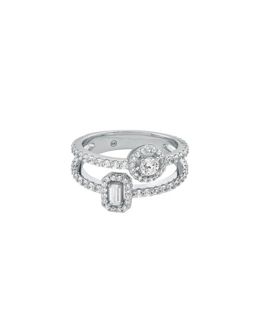 Michael Kors White Klassischer Silberring Mit Zirkonia