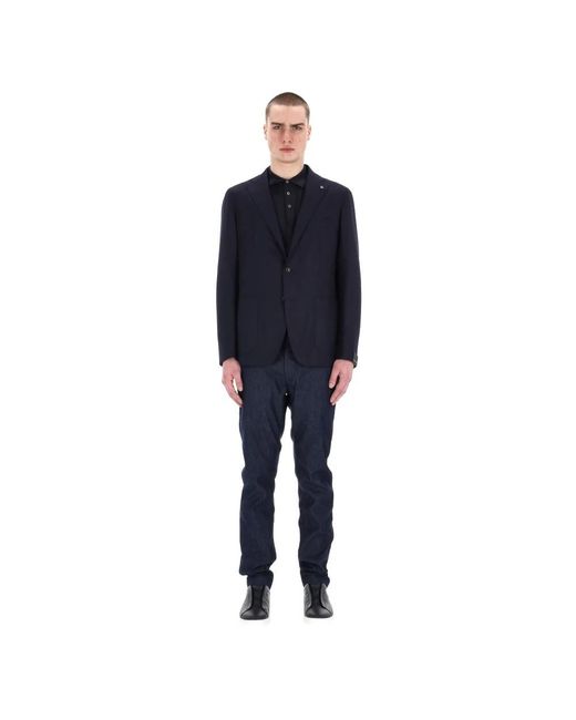 Tagliatore Blue Blazers for men