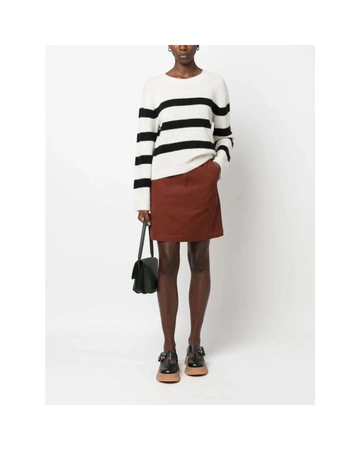 A.P.C. Red Short Skirts