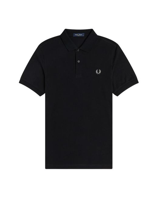 Fred Perry Black Polo Shirts for men