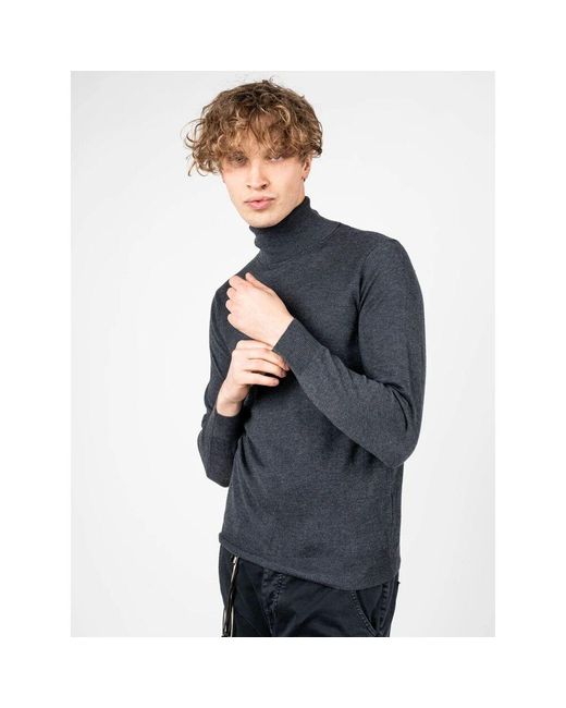 Turtlenecks Xagon Man de hombre de color Blue