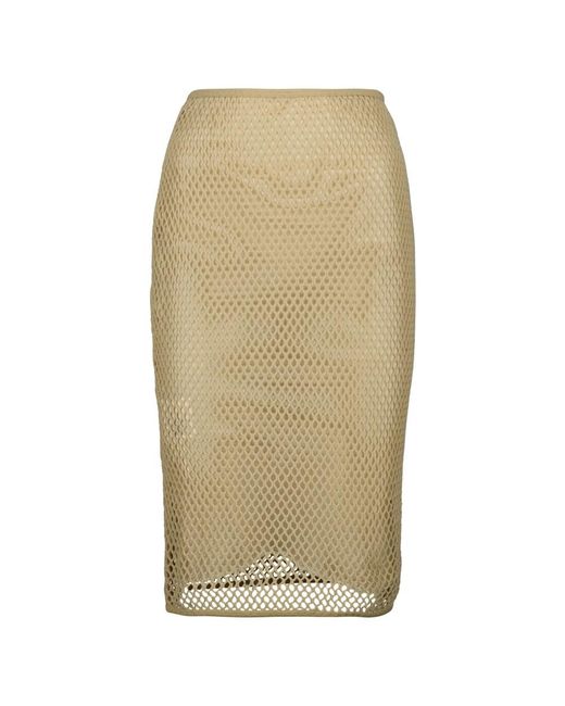Prada Natural Midi Skirts