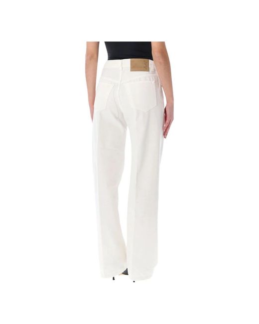 Haikure White Wide Jeans