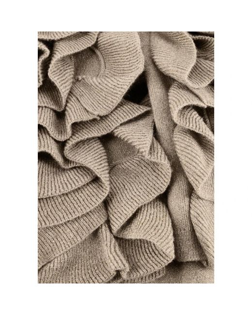 Object Objdiandra Knit 2/4 Re Pullover in het Natural