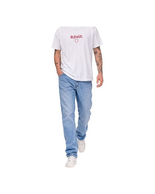 Blauer White T-Shirts for men