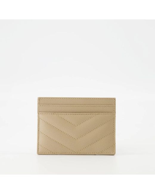 Saint Laurent Natural Wallets & Cardholders