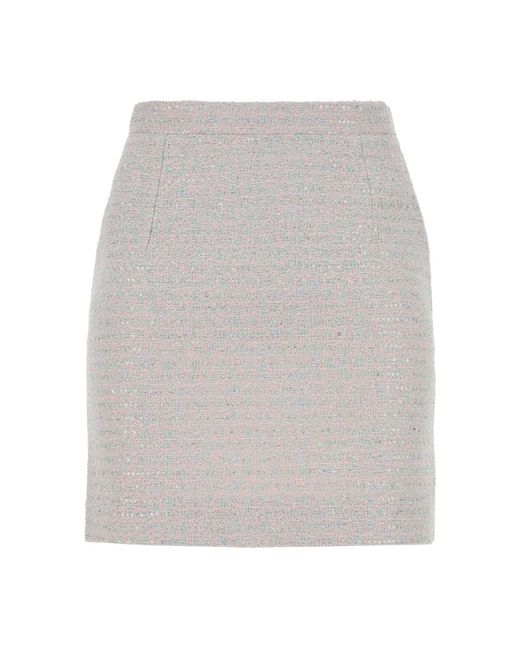 Alessandra Rich Elegante Rokken Voor Een Stijlvolle Look in het Gray