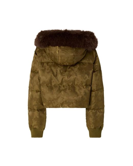 Pinko Green Winter Jackets