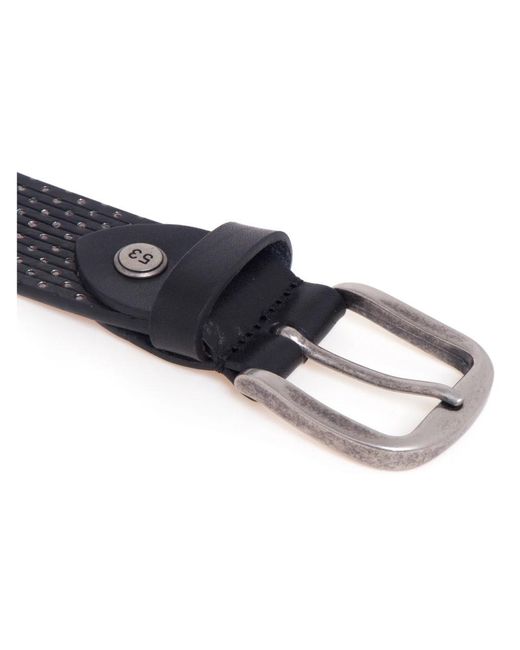 Minoronzoni Black Belts for men