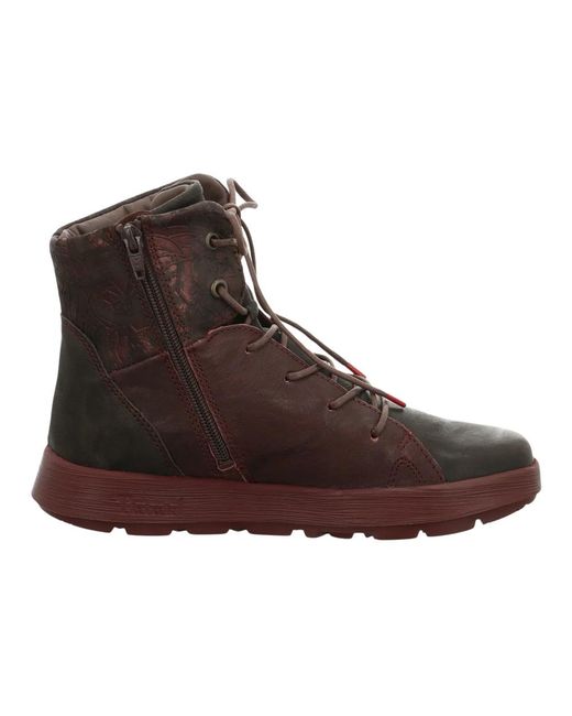 Think! Brown Schnürstiefeletten