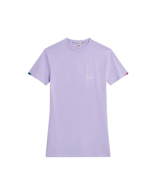 Kickers Purple Baumwoll t-shirt kleid lifestyle stil