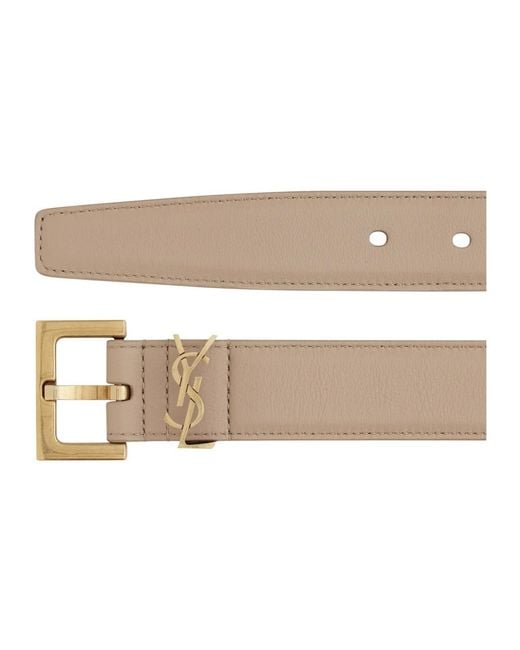 Saint Laurent Natural Belts