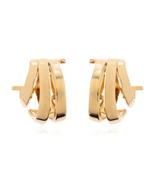 Ferragamo Messing Clips in het Metallic