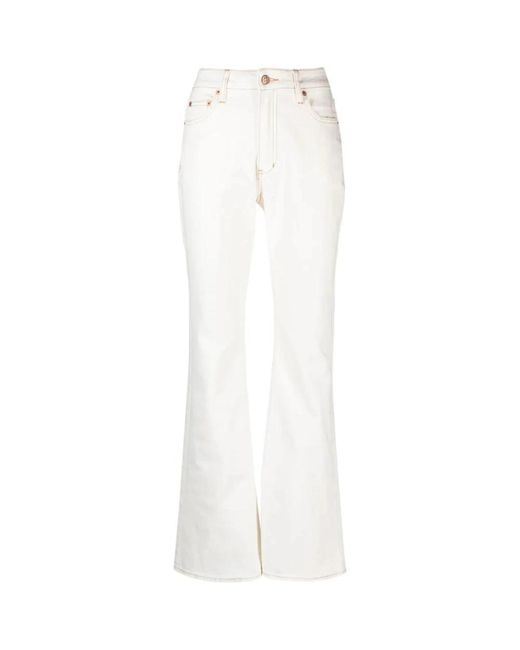 Ksubi White Flared Jeans